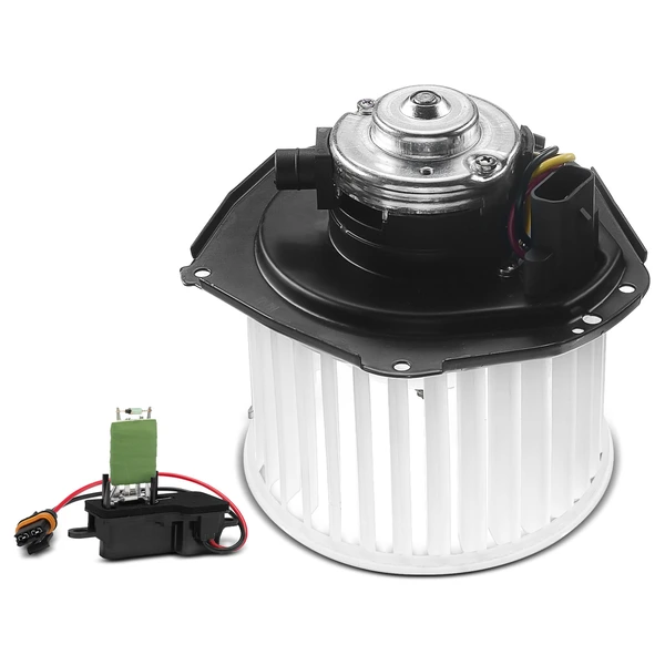 2 Pcs Front HVAC Blower Motor & Resistor Kit for Chevrolet Astro GMC Safari 1996-2005
