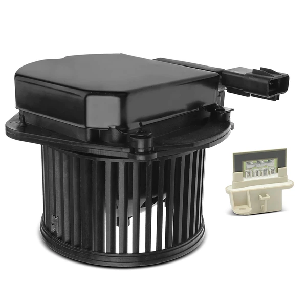 2 Pcs Front HVAC Blower Motor & Resistor Kit for Cadillac DeVille 96-99 Eldorado Seville