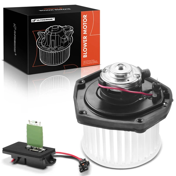 2 Pcs Front HVAC Blower Motor & Resistor Kit for Chevrolet Tahoe GMC Yukon 2000