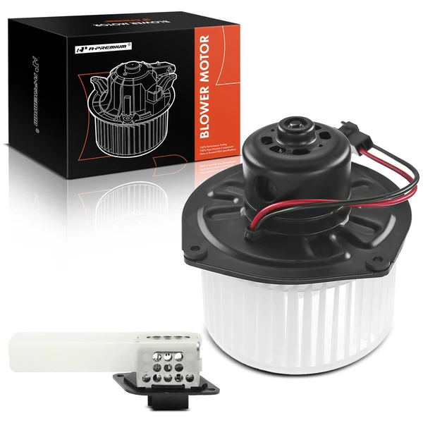 2 Pcs Front HVAC Blower Motor & Resistor Kit for Dodge Ram 1500 Van 99-03 B1500 B2500 B3500