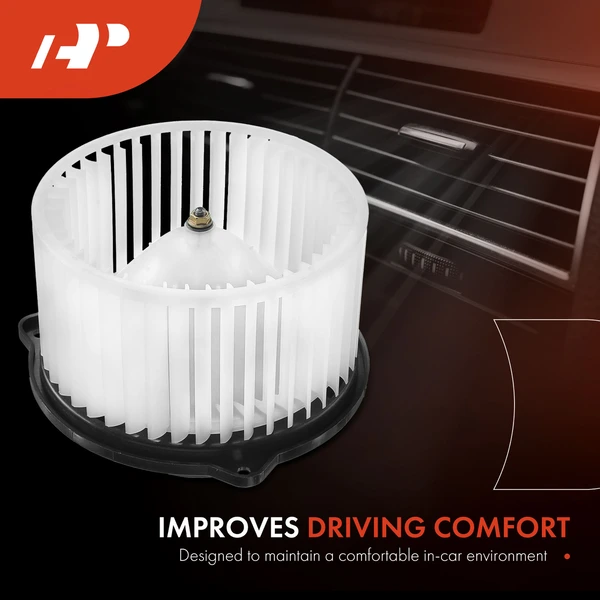 2 Pcs Front HVAC Blower Motor & Resistor Kit for Hyundai XG300 XG350 Kia Optima Sonata