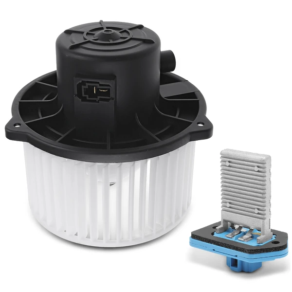 2 Pcs Front HVAC Blower Motor & Resistor Kit for 2001 Hyundai Tiburon