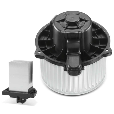 2 Pcs Front HVAC Blower Motor & Resistor Kit