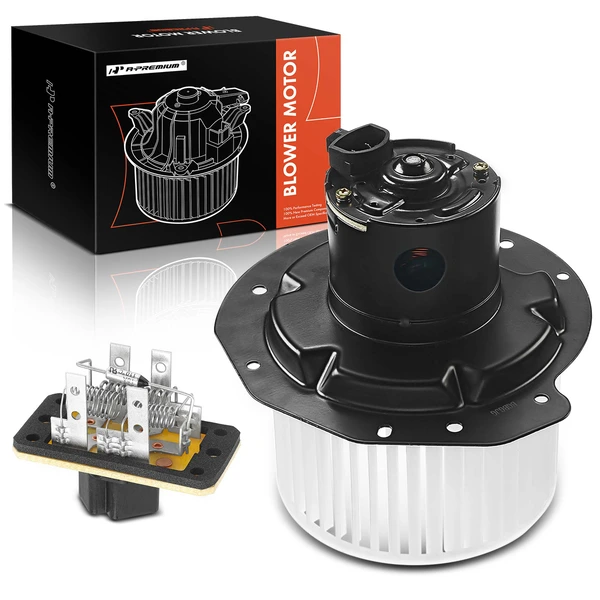 2 Pcs Front HVAC Blower Motor & Resistor Kit for Ford F-250 HD F-350 1997