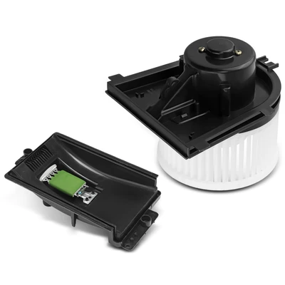 2 Pcs Front HVAC Blower Motor & Resistor Kit