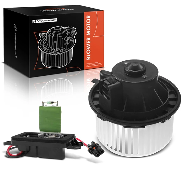 2 Pcs Front HVAC Blower Motor & Resistor Kit for Chevy Suburban 1500 03-06 GMC Yukon XL 1500