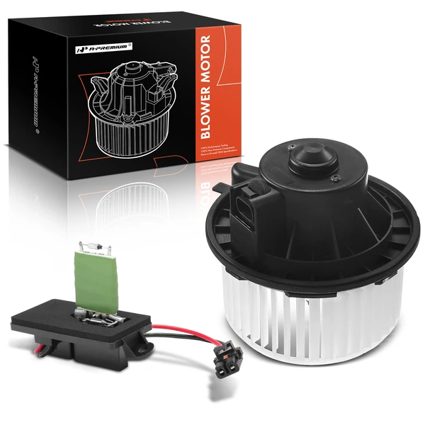 2 Pcs Front HVAC Blower Motor & Resistor Kit for Chevy Suburban 1500 00-06 Silverado 1500 GMC