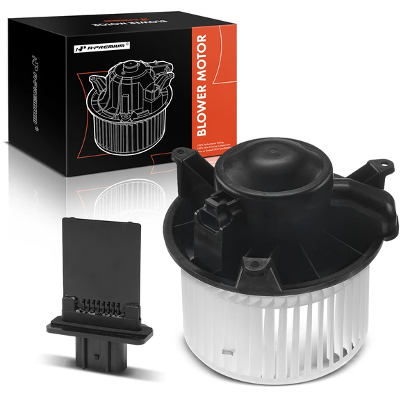 2 Pcs Front HVAC Blower Motor & Resistor Kit for Nissan Armada 2005-2007 Titan 2004-2015