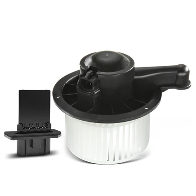 2 Pcs Front HVAC Blower Motor & Resistor Kit