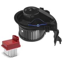 2 Pcs Front HVAC Blower Motor & Resistor Kit