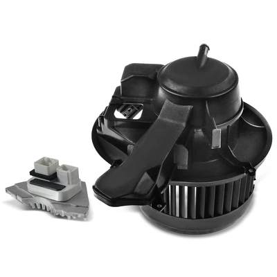2 Pcs Front HVAC Blower Motor & Resistor Kit