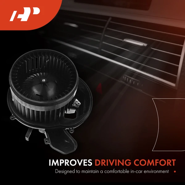 2 Pcs Front HVAC Blower Motor & Resistor Kit for Volvo S60 01-09 S80 XC70 XC90 V70