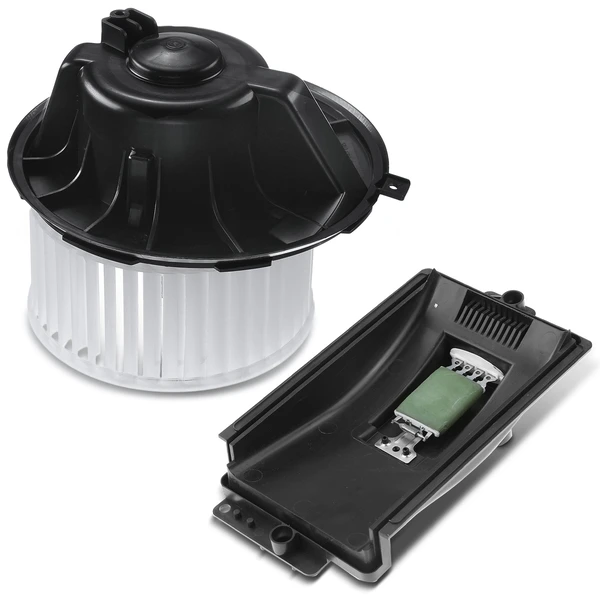 2 Pcs Front HVAC Blower Motor & Resistor Kit for VW GTI Rabbit 2006-2007 Jetta