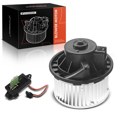 2 Pcs HVAC Blower Motor & Resistor Kit