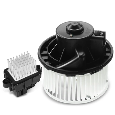2 Pcs Rear HVAC Blower Motor & Resistor Kit