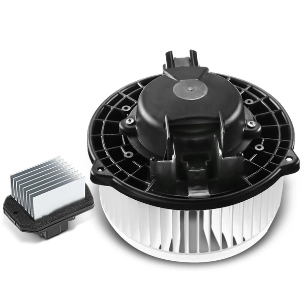 2 Pcs Front HVAC Blower Motor & Resistor Kit for 2005-2012 Acura RL