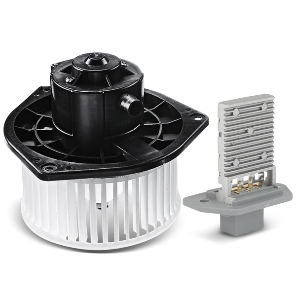 2 Pcs Front HVAC Blower Motor & Resistor Kit for Chevrolet Aveo 04-11 Aveo5 Pontiac G3