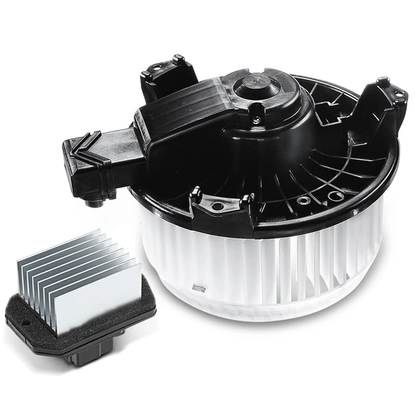 2 Pcs Front HVAC Blower Motor & Resistor Kit for Honda Odyssey 11-17 Acura TL 09-14