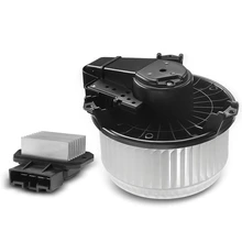 2 Pcs Front HVAC Blower Motor & Resistor Kit