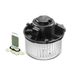 2 Pcs Front HVAC Blower Motor & Resistor Kit