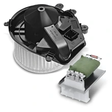 2 Pcs Front HVAC Blower Motor & Resistor Kit for 1998-2005 Volkswagen Passat