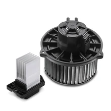 2 Pcs Front HVAC Blower Motor & Resistor Kit for 2009-2011 Kia Borrego