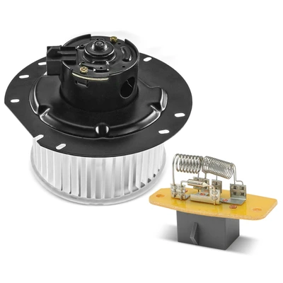 2 Pcs Rear HVAC Blower Motor & Resistor Kit