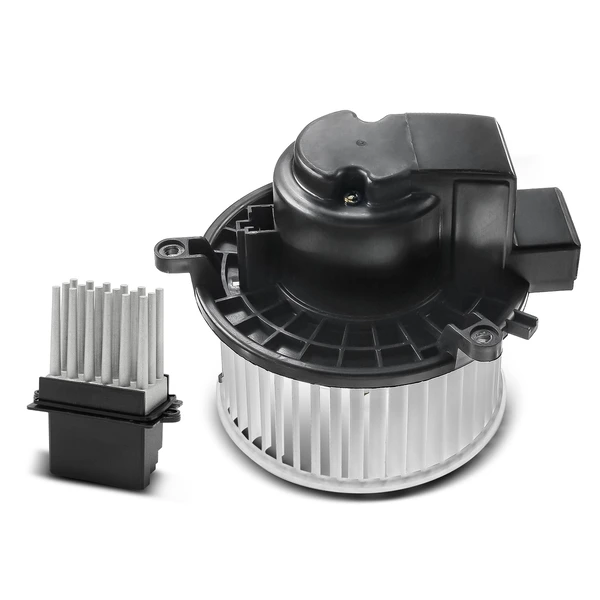 2 Pcs Rear HVAC Blower Motor & Resistor Kit for Dodge Grand Caravan 2008-2009