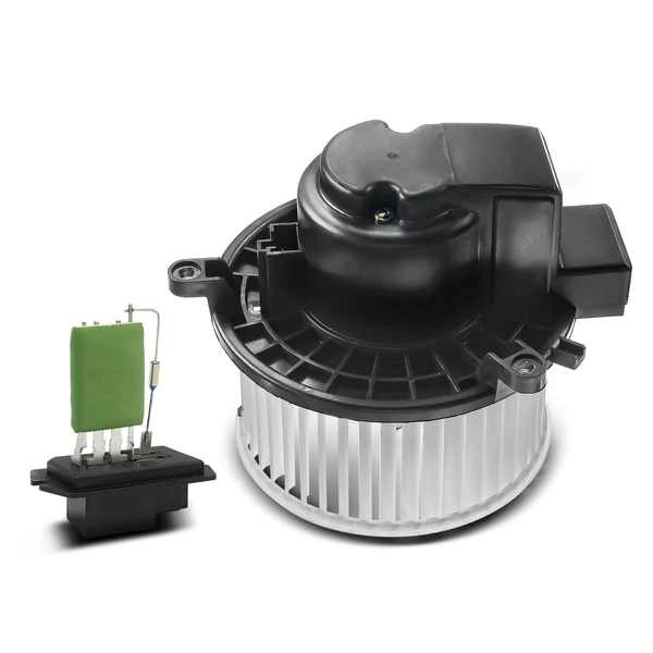 2 Pcs Rear HVAC Blower Motor & Resistor Kit for Dodge Caravan 2006-2007 Chrysler