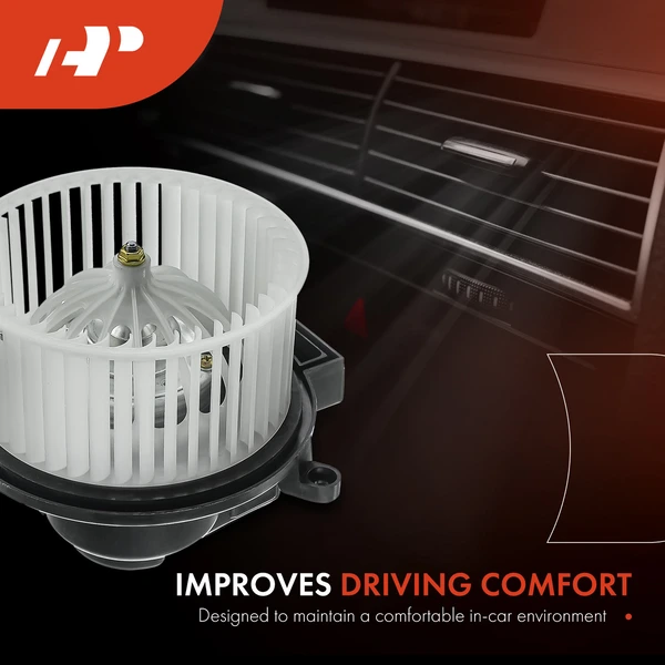 2 Pcs Rear HVAC Blower Motor & Resistor Kit for Dodge Caravan 2006-2007 Chrysler