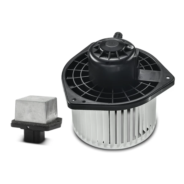 2 Pcs Front HVAC Blower Motor & Resistor Kit for Mitsubishi Lancer 2008-2017 Outlander