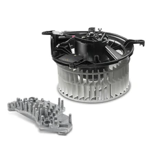 2 Pcs Front HVAC Blower Motor & Resistor Kit