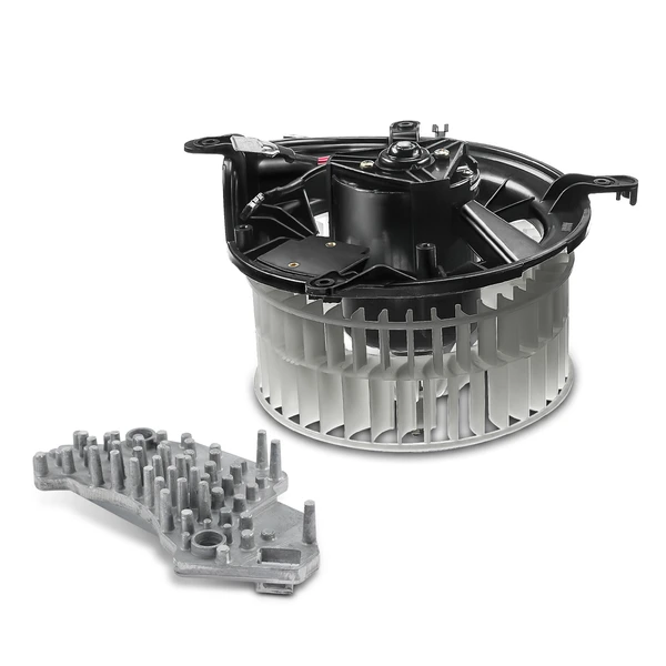 2 Pcs Front HVAC Blower Motor & Resistor Kit for Mercedes-Benz E300 E320 E420 E430