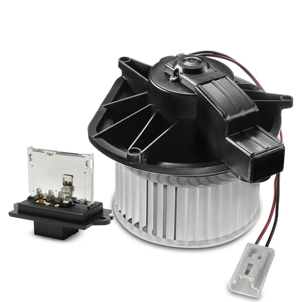 2 Pcs Front HVAC Blower Motor & Resistor Kit for Jeep Liberty 08-09 Dodge Nitro