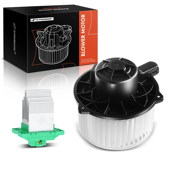 2 Pcs Front HVAC Blower Motor & Resistor Kit for 2013-2014 Hyundai Santa Fe Sport