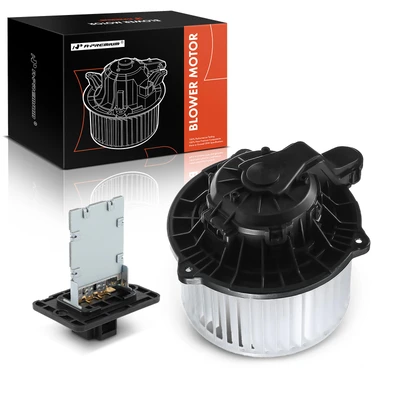 2 Pcs Front HVAC Blower Motor & Resistor Kit