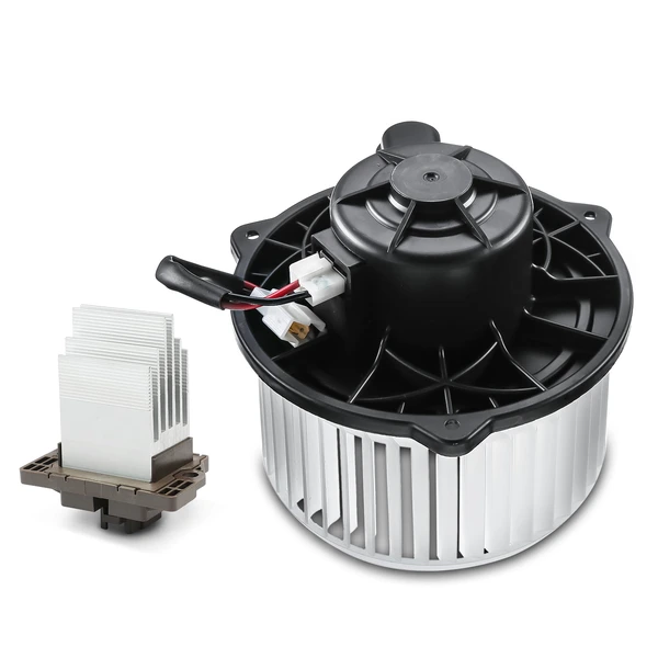 2 Pcs Front HVAC Blower Motor & Resistor Kit for Kia Sorento 2007-2009