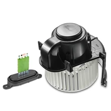 2 Pcs Front HVAC Blower Motor & Resistor Kit for 2007-2009 Volkswagen Touareg