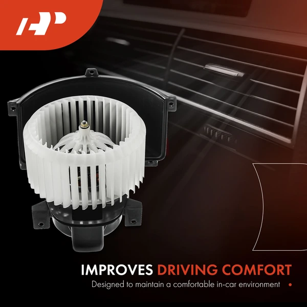 2 Pcs Front HVAC Blower Motor & Resistor Kit for Volkswagen Touareg 2007-2009