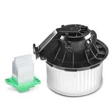 2 Pcs Front HVAC Blower Motor & Resistor Kit