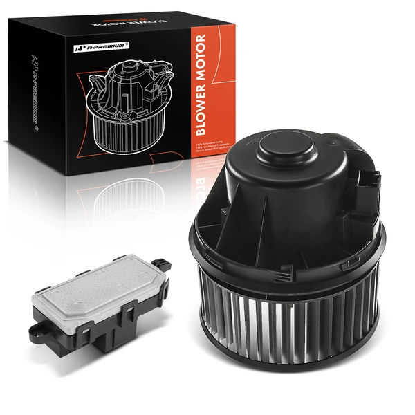 2 Pcs Front HVAC Blower Motor & Resistor Kit for Ford Focus 2012 C-Max 2013-2018