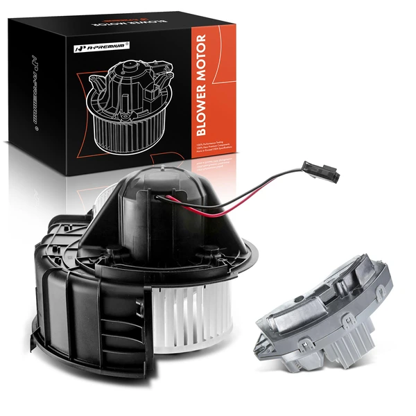 2 Pcs Front HVAC Blower Motor & Resistor Kit for BMW X5 2007-2013 X6 2008-2014