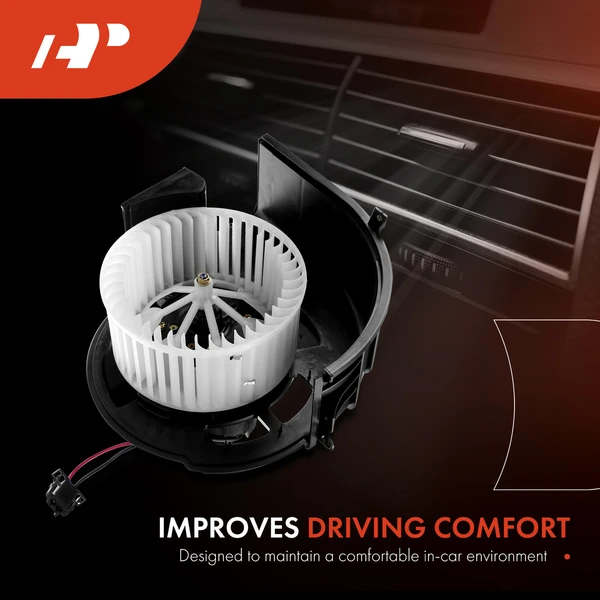 2 Pcs Front HVAC Blower Motor & Resistor Kit for BMW X5 2007-2013 X6 2008-2014