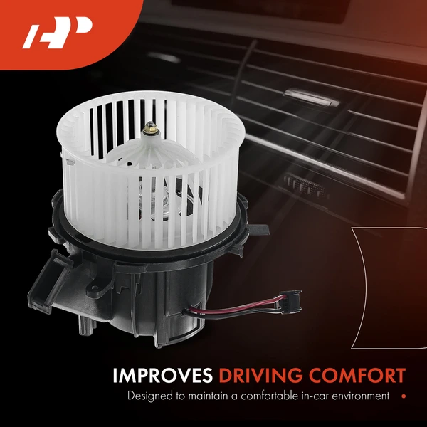 2 Pcs Front HVAC Blower Motor & Resistor Kit for Audi A4 13-16 A4 Quattro A5 A5 Quattro Q5 S4