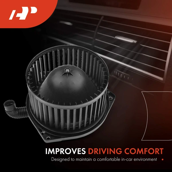 2 Pcs Front HVAC Blower Motor & Resistor Kit for Nissan NV1500 NV2500 2012-2021 Titan XD