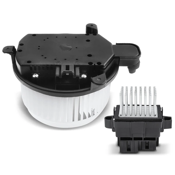 2 Pcs HVAC Blower Motor & Resistor Kit for 2014-2016 Cadillac CTS