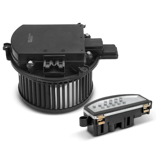 2 Pcs Front HVAC Blower Motor & Resistor Kit for GMC Acadia 2017