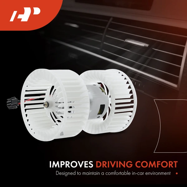 2 Pcs Front HVAC Blower Motor & Resistor Kit for BMW E46 323Ci 323i 325Ci 325i E83 X3