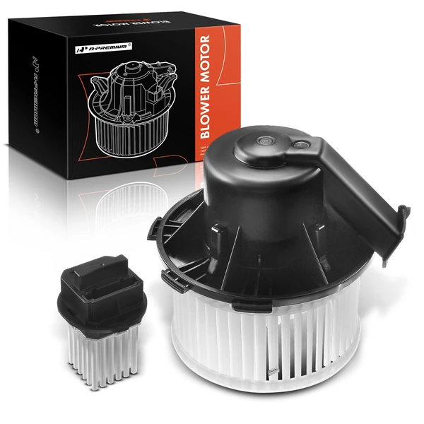 2 Pcs Front HVAC Blower Motor & Resistor Kit for 2007-2009 Dodge Sprinter 3500