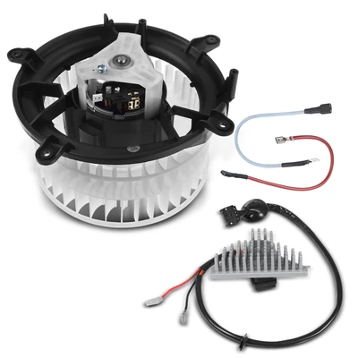 2 Pcs HVAC Blower Motor & Resistor Kit